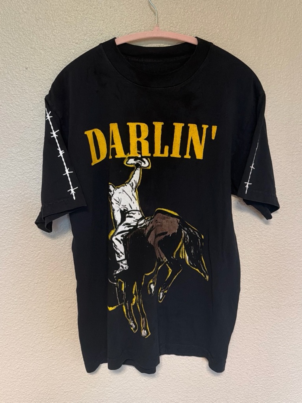 Darlin' Graphic Tee - Black and Yellow Men’s Shirt